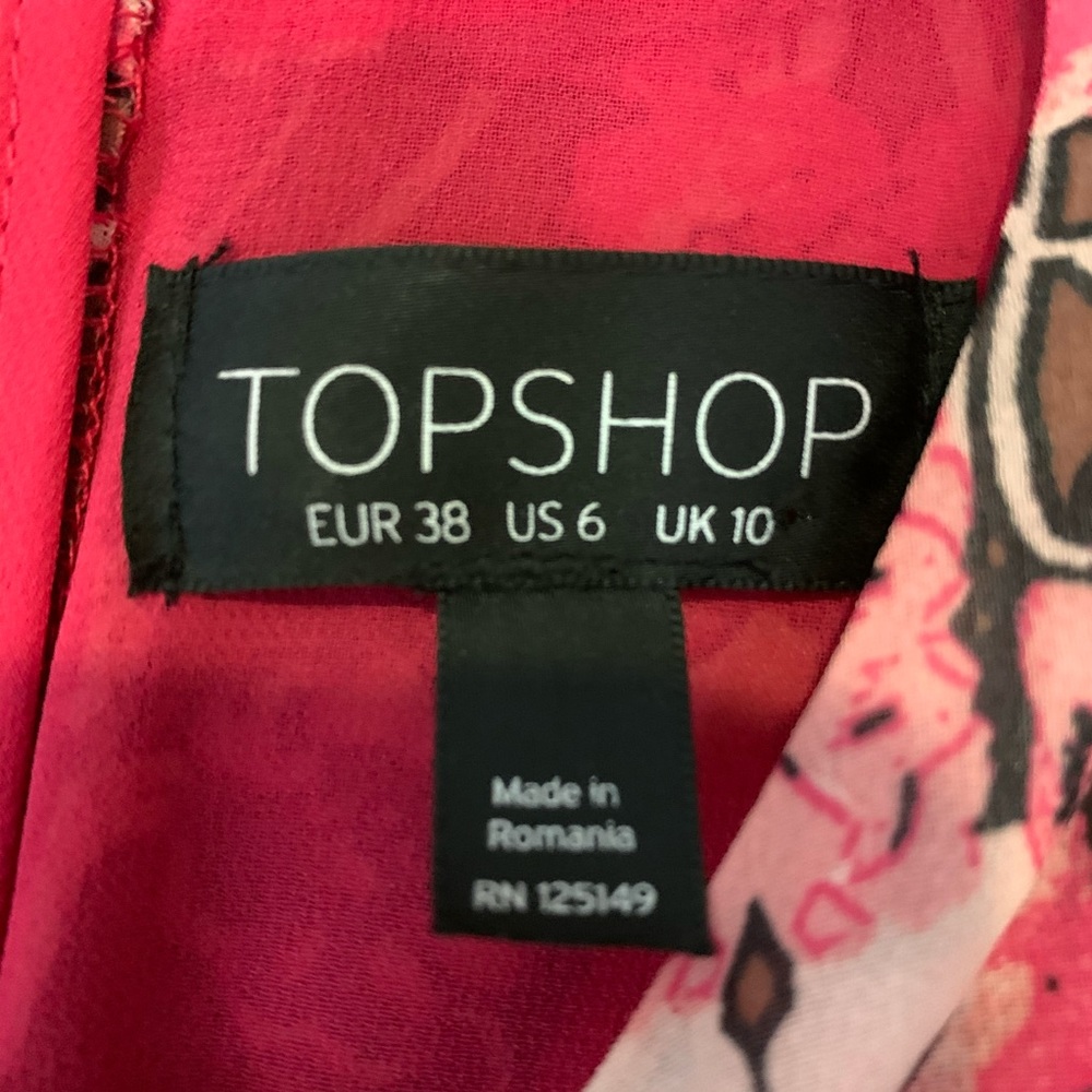 Topshop Floral Ruffle Dress - Picture 7 of 10